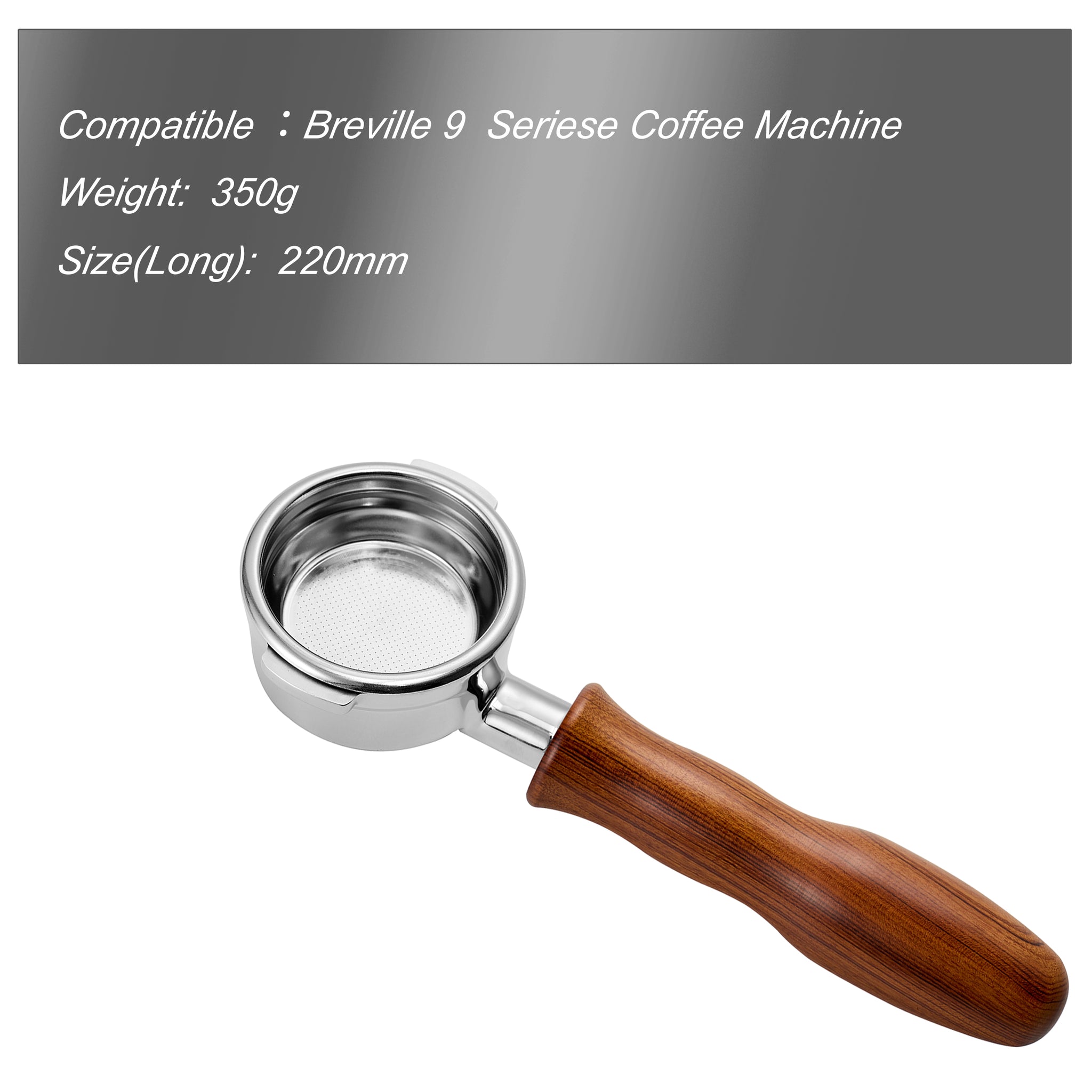 Breville 8/9 Series Coffee Handle Set Stainless Steel Press Hammer